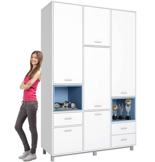 ארונות בגדים רוחב 150